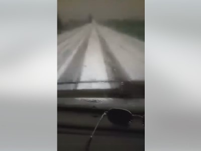 «Это не снег, а град»: Суренян опубликовал видео