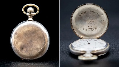 Silver pocket watch stolen from Roosevelt 40 years ago shows up at auction