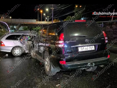 ՊՆ ժամկետային զինծառայողը «Mercedes»-ով բախվել է դաշտում կայանված «Mercedes Sprinter»-ին. նա հոսպիտալացվել է