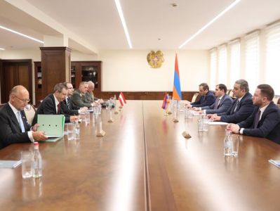 RA Minister of Defense received Secretary General of Federal Minister of Defense of Austria