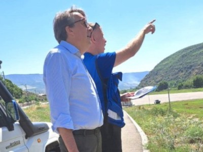 Belgian Ambassador visits airport in Armenia's Syunik Marz