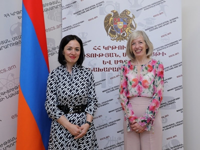 Ժաննա Անդրեասյանն ընդունել է ՅՈՒՆԵՍԿՕ-ի գլխավոր տնօրենի կրթության հարցերով տեղակալին