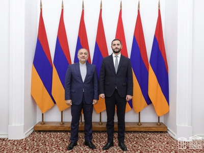 Вице-спикер НС РА принял чрезвычайного и полномочного посла Исламской Республики Иран