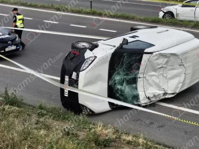 В Котайкской области столкнулись три автомобиля: пострадавший доставлен в больницу