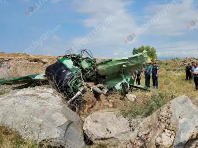 Military helicopter crashed in Armenia, both pilots killed
