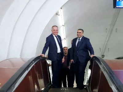 Глава делегации ЕС побывал в столичном метрополитене