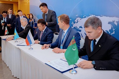ՌԴ-ն, Իրանը, Ղազախստանը և Թուրքմենստանը ստորագրել են «Հյուսիս-Հարավ»-ի արևելյան երթուղու զարգացման ճանապարհային քարտեզը