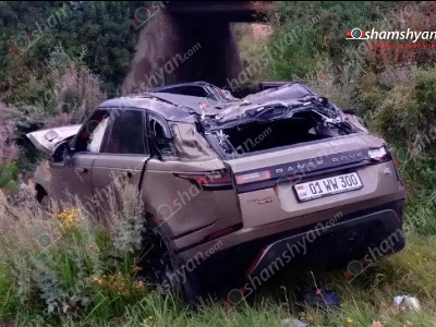 Վայոց ձորում «Land Rover»-ը կամրջից ընկել և հայտնվել է դաշտում, հայր ու որդի հոսպիտալացվել են․ վարորդը եղել է ոչ սթափ