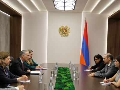 Armen Grigoryan, Louis Bono discuss Armenia-Azerbaijan relations’ normalization process