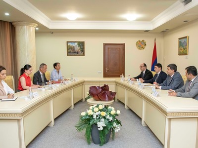 Глава Следкома Армении принял главу делегации Международного комитета Красного Креста в Армении
