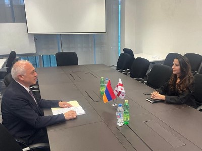 Смбатян и Квривишвили обсудили возможности развития сотрудничества в сфере туризма