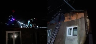 Լոռիում՝ տան տանիքում, հրդեհ է բռնկվել