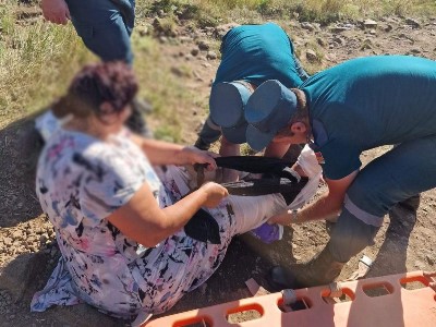 «Սուրբ Հովհաննես» մատուռի մոտակայքում ոտքը վնասած քաղաքացուն փրկարարները մոտ 2կմ մոտեցրել են շտապօգնության ավտոմեքենային