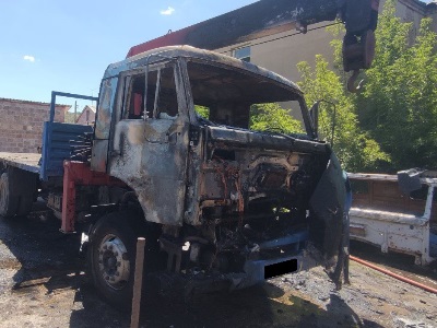 В городе Маралик произошел пожар