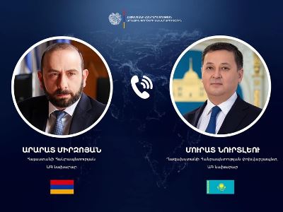 Главы МИД Армении и Казахстана провели переговоры