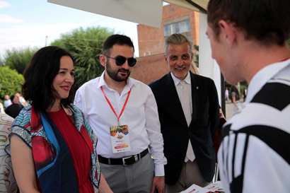 Ժաննա Անդրեասյանը Եղեգնաձորի երկրագիտական թանգարանում մասնակցել է հատուկ հյուրերի ընդունելությանը