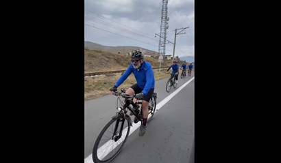 Փաշինյանը հեծանիվով Սևանի շուրջ ամբողջական շրջան է արել
