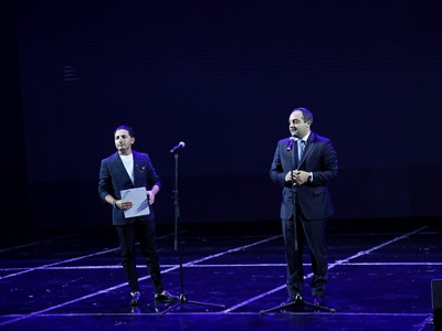 Շնորհավորանքի հանդիսավոր արարողություն առաջին դասարան հաճախող երեխաների համար մարզահամերգային համալիրում