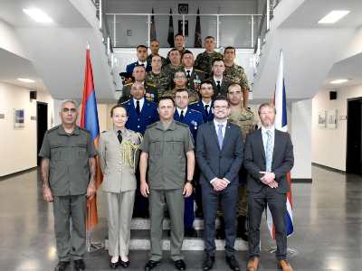 ՊՆ ռազմական ակադեմիայում ՄԹ Սանդհարսթի Թագավորական ակադեմիայի ներկայացուցիչը դասընթաց է անցկացրել