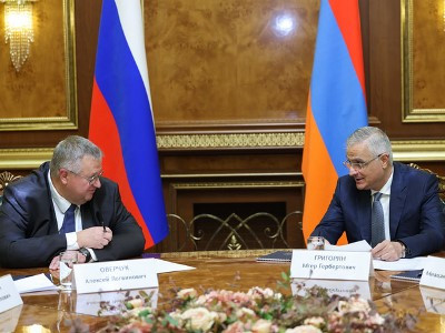 Вице-премьер России поблагодарил армянского коллегу за конструктивный настрой