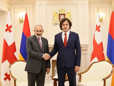 Pashinyan to Kobakhidze: Armenia government interested in strategic cooperation with friendly Georgia