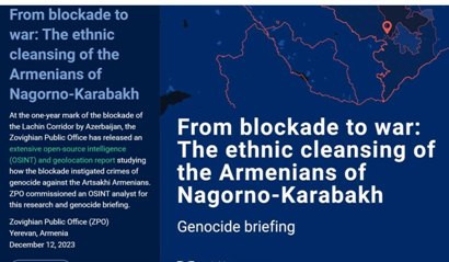 OSINT study of blockade, genocide by Azerbaijan in Karabakh shows striking similarities with Israel’s war in Gaza