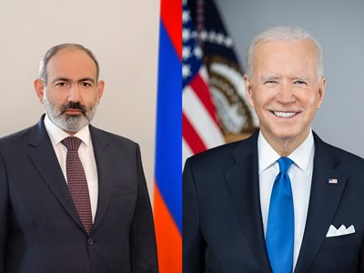 Послание Байдена Пашиняну: США поддерживают суверенитет, независимость, территориальную целостность Армении