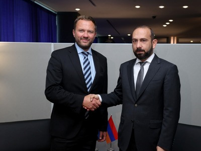 Միրզոյանն Էստոնիայի ԱԳ նախարարի հետ քննարկել է Հայաստան-ԵՄ գործընկերության նոր օրակարգը
