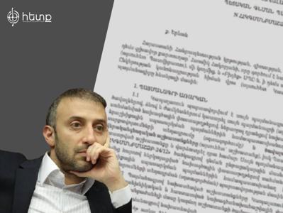 Մհեր Սեդրակյանի որդու ընկերությունը 1,9 մլն դոլարի պայմանագիր է կնքել ԿԳՄՍՆ-ի հետ. «Հետք»