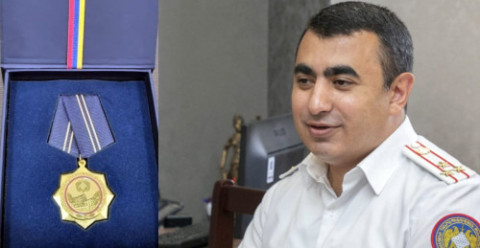 «Ժողովուրդ». «ՀՀ քննչական կոմիտեի 10-ամյակ» հոբելյանական մեդալով պարգևատրվել է քննիչը, որի հետ Փաշինյանը սերլֆի էր արել