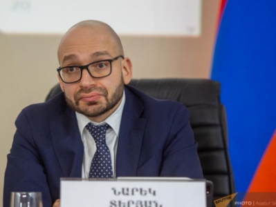 Нарек Терян освобожден от должности заместителя министра экономики Армении