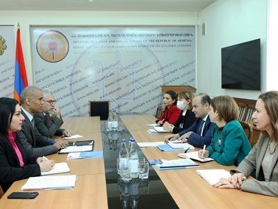 Նախարար Նարեկ Մկրտչյանը հանդիպում է ունեցել Հայաստանում Եվրոպայի խորհրդի գրասենյակի ղեկավարի հետ