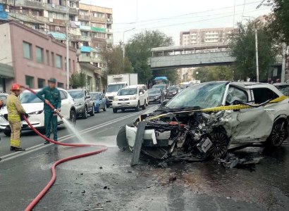Крупное ДТП на улице Себастиа в Ереване: есть пострадавшие