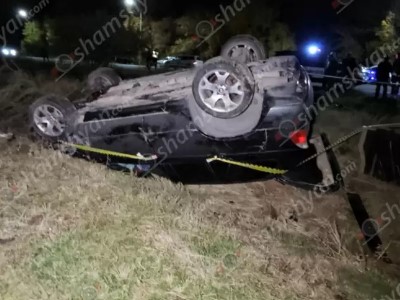Կոտայքում բախվել են «Nissan Tiida»-ն ու «BMW X5»-ը․ կա 6 տուժած
