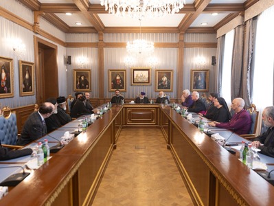 Ամենայն Հայոց Կաթողիկոսն ընդունել է Անգլիկան-Արևելյան Ուղղափառ եկեղեցիների միջազգային հանձնախմբի անդամներին