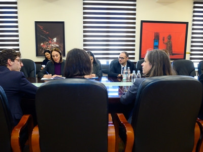Ֆրանսիացի գործընկերների հետ քննարկվել է Մինաս Ավետիսյանի ծննդավայրում արվեստների կացարանի ստեղծման նախագիծը