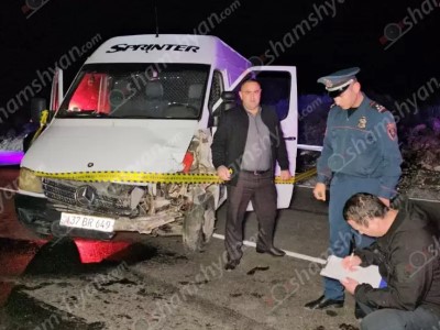 Ողբերգական ավտովթար Շիրակի մարզում. կա 1 զոհ, 3 վիրավոր. ժամանել է մարզի ոստիկանապետը