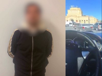 Պուշկինի փողոցում երթևեկել է հանդիպակաց, Հանրապետության հրապարակում՝ անցնել գորգի վրայով. երիտասարդը ձերբակալվել է