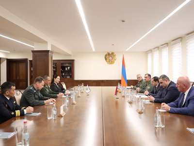 Սուրեն Պապիկյանն ընդունել է Ռազմական սպորտի միջազգային խորհրդի նախագահ, գնդապետ Ռոլիմ Նիլտոնին
