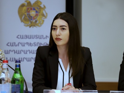 Арпине Саркисян освобождена от должности замминистра внутренних дел Армении