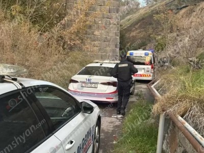 Под мостом «Победа» в Ереване обнаружили тело мужчины