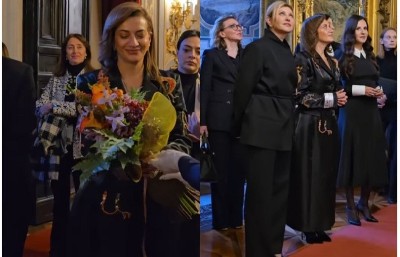 Анна Акопян поделилась впечатлением от посещения Квиринальского дворца