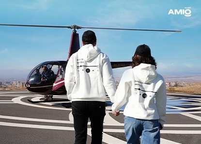AMIO Mobile հավելվածի ակտիվ օգտատերերը վայելեցին ուղղաթիռով անմոռանալի ուղևորությունը