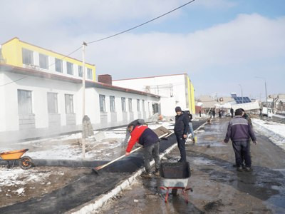 Քաղաքաշինության կոմիտեի նախագահը այցելել է Արեգնադեմի միջնակարգ դպրոցի շինհրապարակ