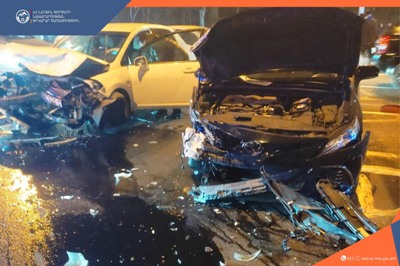 Կոմիտասի պողոտայում բախվել են Nissan»-ը, «Toyota»-ն և «Chevrolet»-ն. կան վիրավորներ