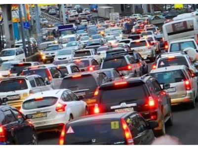 В Ереване наблюдается 9-балльная пробка