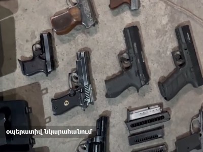 У жителя Еревана изъяли целый арсенал