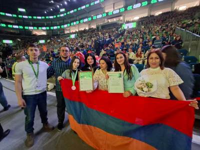 Команда Араратского государственного колледжа завоевала бронзовую медаль в Санкт-Петербурге