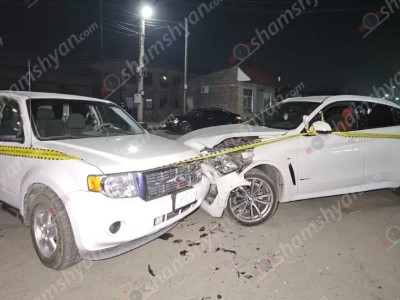 Էջմիածնում բախվել են «BMW X6»-ը, «Ford»-ը և մեկ այլ «BMW». կա 5 վիրավոր