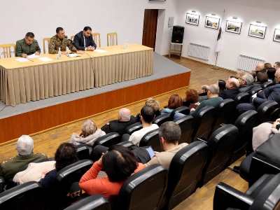 ՊՆ Վազգեն Սարգսյանի անվան ռազմական ակադեմիան հյուրընկալել է մայրաքաղաքի մի շարք ավագ դպրոցների տնօրենների